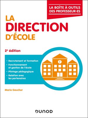 cover image of La direction d'école